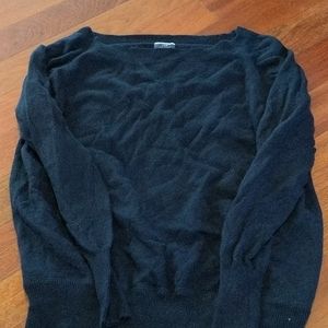 Navy J Crew Cashmere Sweater